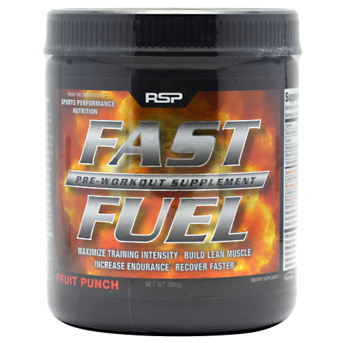 Fast Fuel Powder, Pre-Workout Supplement, 300 g, RSP Nutrition