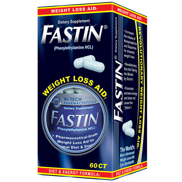 Fastin (Phenylethylamine HCL), 60 Tablets, Hi-Tech