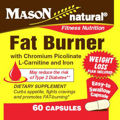 Fat Burner, 60 Capsules, Mason Natural