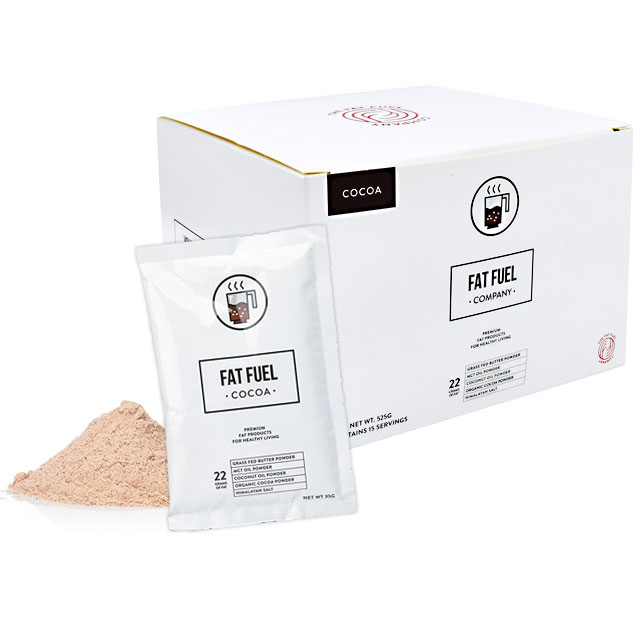 Fat Fuel Cocoa, Drink Mix, 15 Sachets