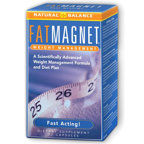 Natural Balance Fat Magnet, Advanced Weight Management, 72 Capsules, Natural Balance