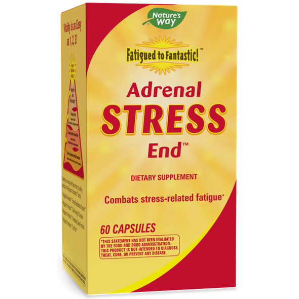 Fatigued to Fantastic! Adrenal Stress End, 60 Capsules, Enzymatic Therapy