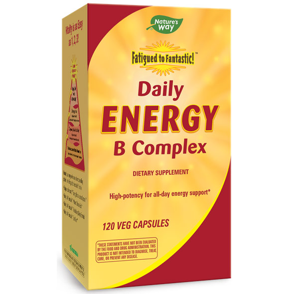 Fatigued to Fantastic! Daily Energy B Complex, 120 Veg Capsules, Enzymatic Therapy