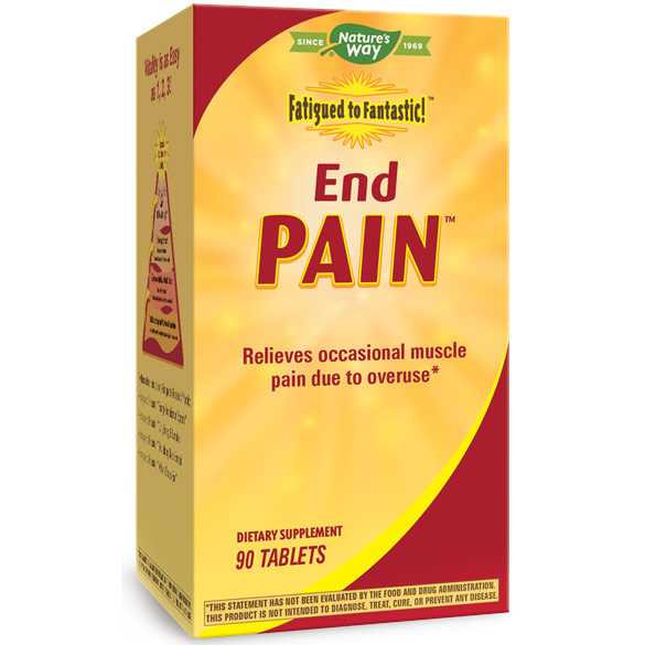 Fatigued to Fantastic! End Pain, 90 Tablets, Enzymatic Therapy