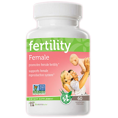 Female Fertility, Herbal Formula, 60 Vegetarian Capsules, BioTerra Herbs