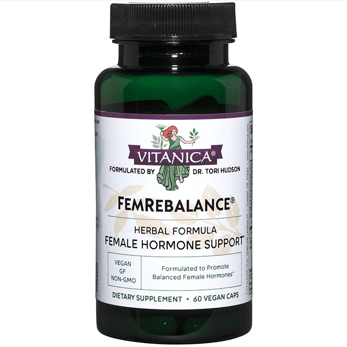 FemRebalance, Hormone Balance Support, 60 Vegetarian Capsules, Vitanica