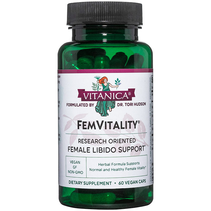 FemVitality, 60 Vegetarian Capsules, Vitanica