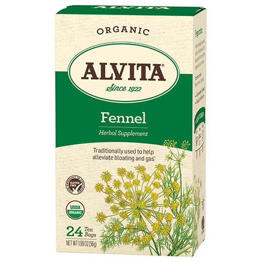 Alvita Tea Fennel Tea (Fennel Seed) 24 tea bags, Alvita Tea