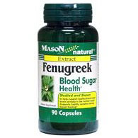 Fenugreek Blood Sugar Health, 90 Capsules, Mason Natural