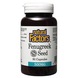 Fenugreek Seed 500mg 90 Capsules, Natural Factors