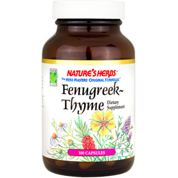 Fenugreek Thyme Combo 100 caps from Natures Herbs
