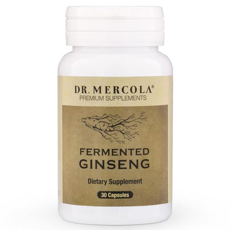 Fermented Ginseng, 30 Capsules, Dr. Mercola