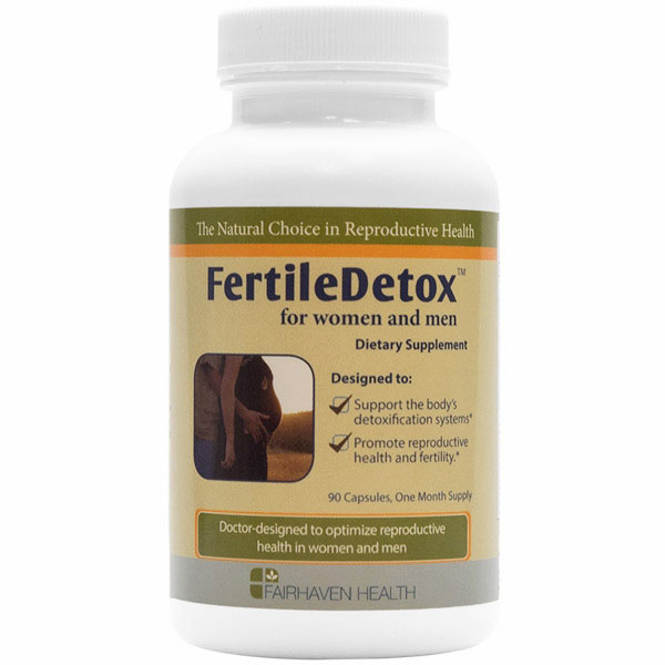 FertileDetox for Women & Men (Fertile Detox), 90 Capsules, Fairhaven Health