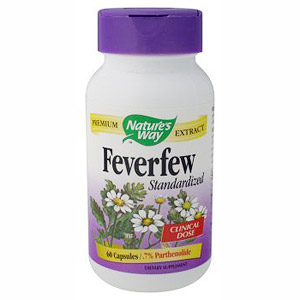 Feverfew Extract Standardized 60 caps from Natures Way