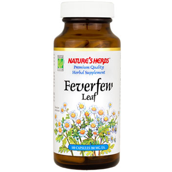 Feverfew Leaf 100 caps from Natures Herbs