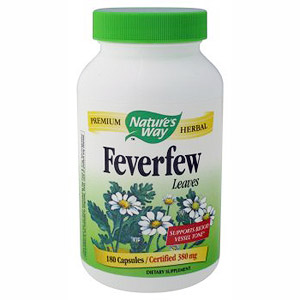 Feverfew Leaves 100 caps from Natures Way