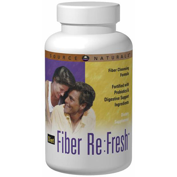 Diet Fiber Re:Fresh Powder, Fiber ReFresh Cleansing Formula, 10.9 oz, Source Naturals