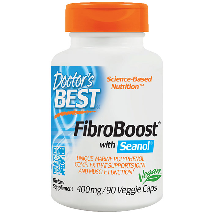 Doctor's Best FibroBoost, Seanol 400 mg, 90 Veggie Caps, Doctor's Best