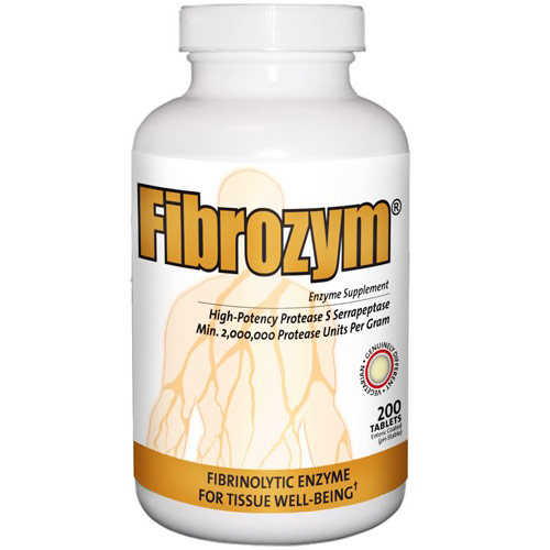 Fibrozym, Fibrinolytic Enzyme 200 tabs, Naturally Vitamins