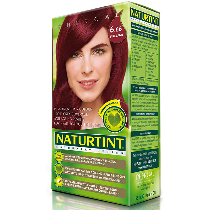 Naturtint Permanent Hair Colorant, Fireland (I-6.66), 5.6 oz, Naturtint