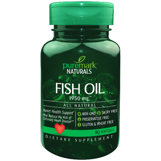 Fish Oil 1950 mg, 90 Softgels, PureMark Naturals