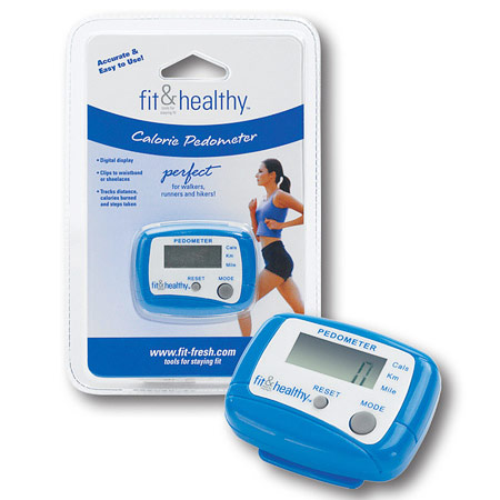 Fit & Healthy Calorie Pedometer, VitaMinder