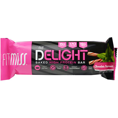 FitMiss Delight Baked High Protein Bar for Women, 12 Bars
