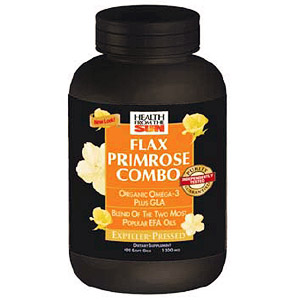 Health from the Sun Organic Flax - Primrose Combo, 90 caps, Health From The Sun