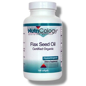 NutriCology/Allergy Research Group Flax Seed Oil 1000mg 100 softgels from NutriCology