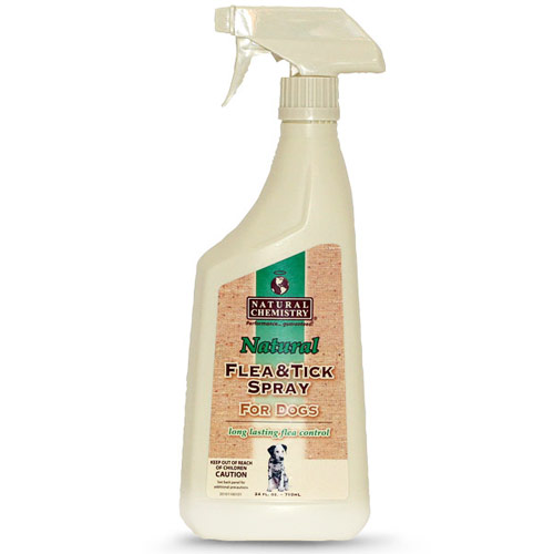Natural Flea & Tick Spray for Dogs, 16 oz, Natural Chemistry Pet Care