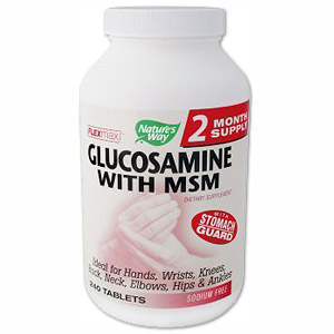 FlexMax Glucosamine with MSM 160 tabs from Natures Way