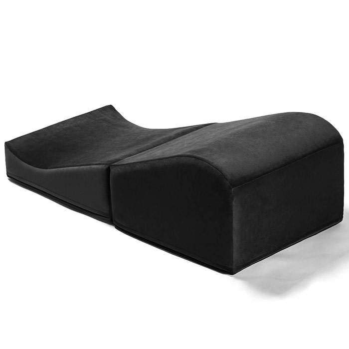 Flip Ramp Sex Positioning Pillow - Microvelvet Black, Liberator Bedroom Adventure Gear