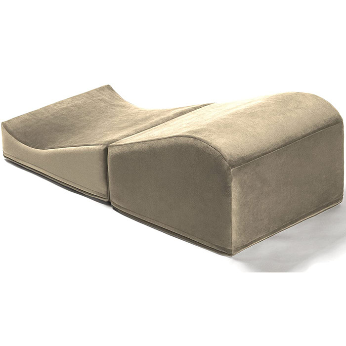 Flip Ramp Sex Positioning Pillow - Microvelvet Buckwheat, Liberator Bedroom Adventure Gear