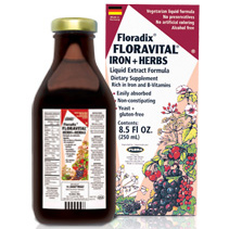 Flora Health Floradix Floravital Iron Plus Herbs Liquid, 17 oz, Flora Health