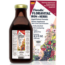 Flora Health Floradix Floravital Iron Plus Herbs Liquid, 8.5 oz, Flora Health