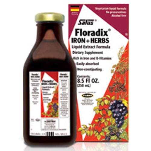 Floradix Iron Plus Herbs Liquid, 8.5 oz, Flora Health