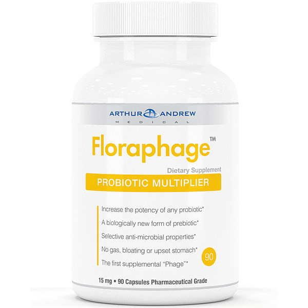 Floraphage, New Form of Prebiotic, 90 Capsules, Arthur Andrew Medical