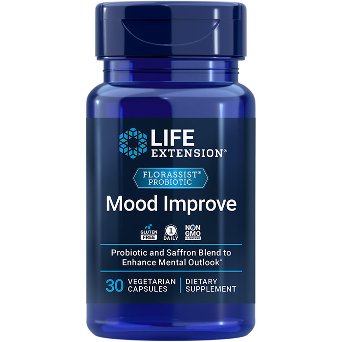 FlorAssist Mood, Probiotic Blend, 60 Capsules, Life Extension