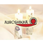 Flower Candle Lavender Pillar, 3 Inch Pillar, Auroshikha Candles & Incense