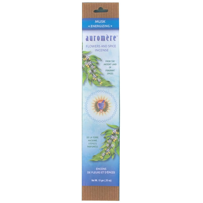 Flowers & Spice Incense - Musk, 10 g, Auromere