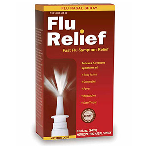 Flu Relief Nasal Spray .8 fl oz, NatraBio (Natra-Bio)
