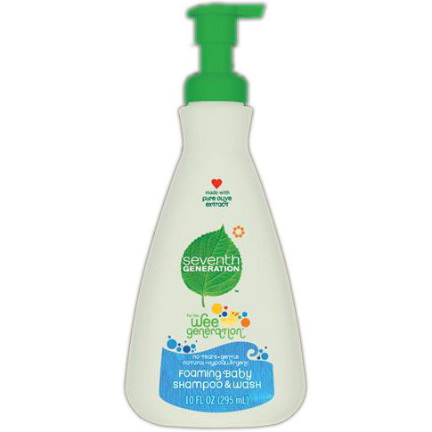 Seventh Generation Wee Generation Foaming Baby Shampoo & Wash, 10 oz x 3 pc, Seventh Generation