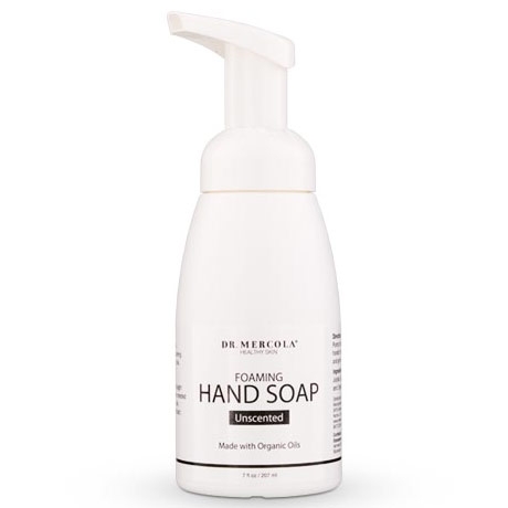 Foaming Hand Soap, Unscented, 7 oz, Dr. Mercola
