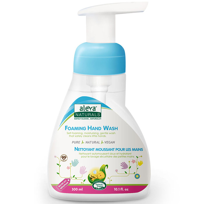 Foaming Hand Wash, Water Lily, 10.1 oz, Aleva Naturals