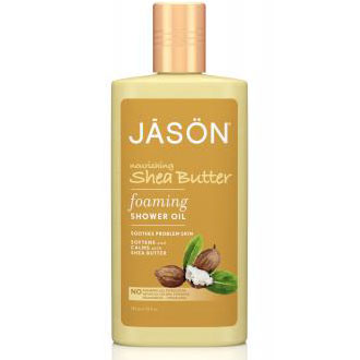 Foaming Shower Oil - Nourishing Shea Butter, 10 oz, Jason Natural