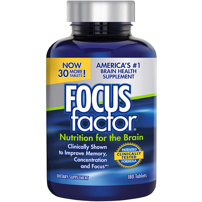 FocusFactor Supports Memory, Concentration and Focus, 150 Tablets, Factor Nutrition Labs