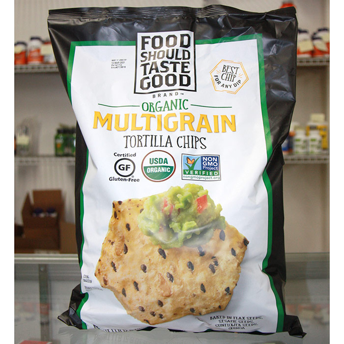 Food Should Taste Good Organic Multigrain Tortilla Chips, 28 oz