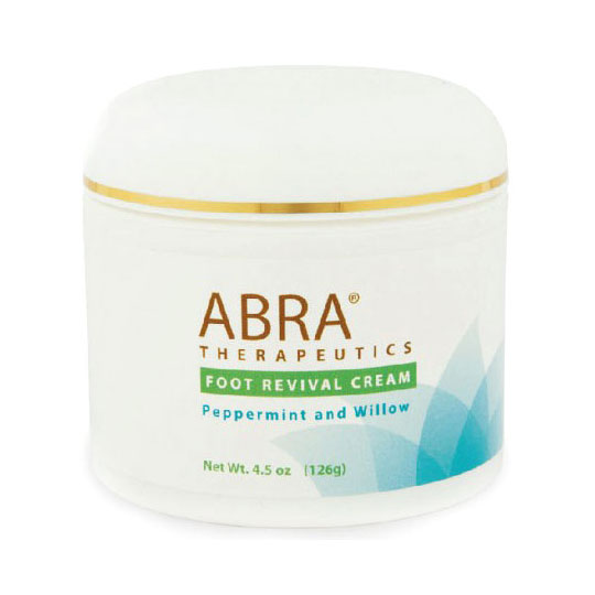 Foot Revival Cream, Peppermint & Willow, 4.5 oz, Abra Therapeutics