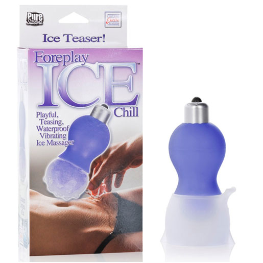 Foreplay Ice Chill Massager Vibrator - Purple, California Exotic Novelties