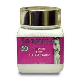 Formula 50, Support for Hair & Nails, 250 softgels, Naturally Vitamins